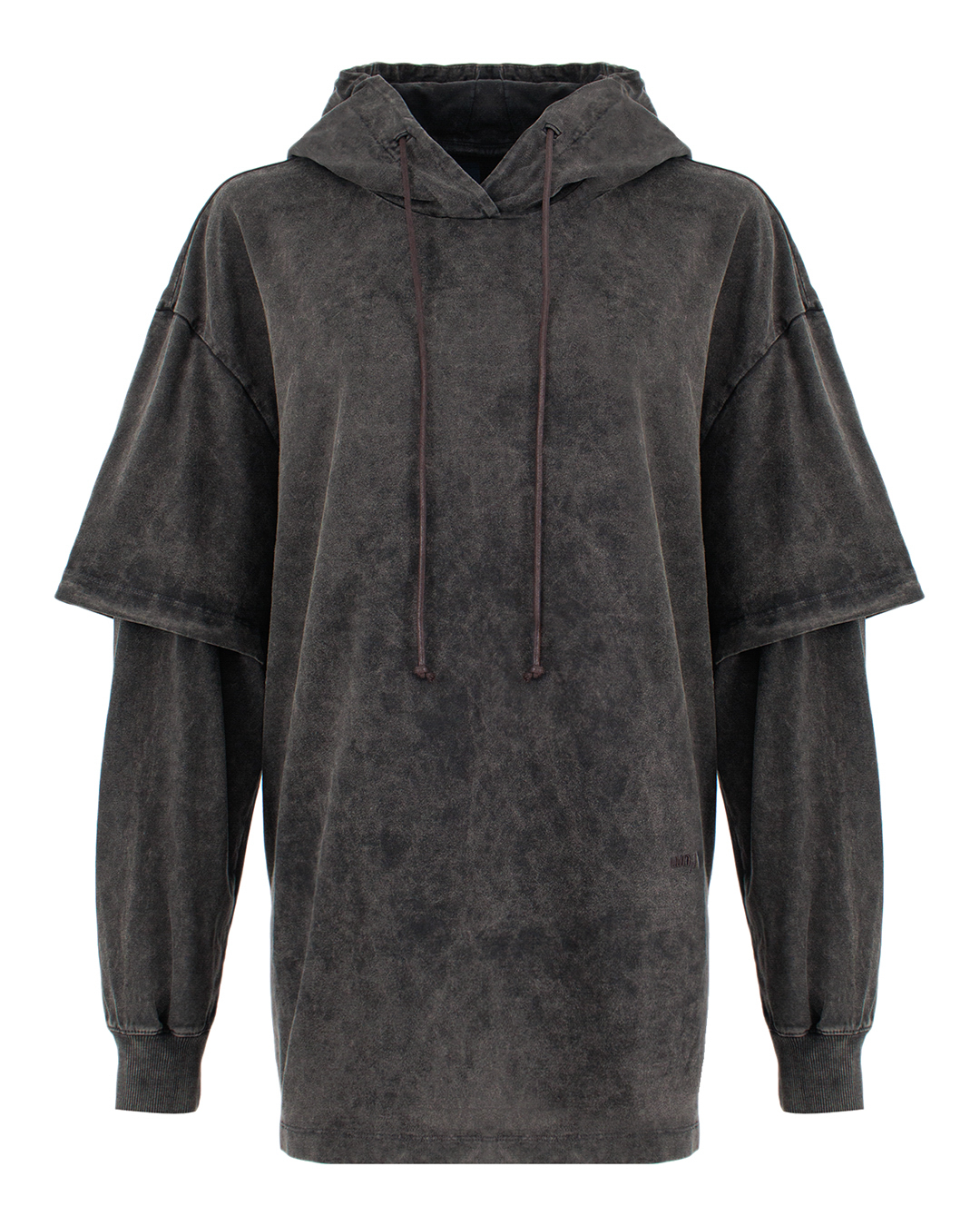 Juun.J комбинированное худи  артикул JW4941W02D марки Juun.J купить за 54000 руб.