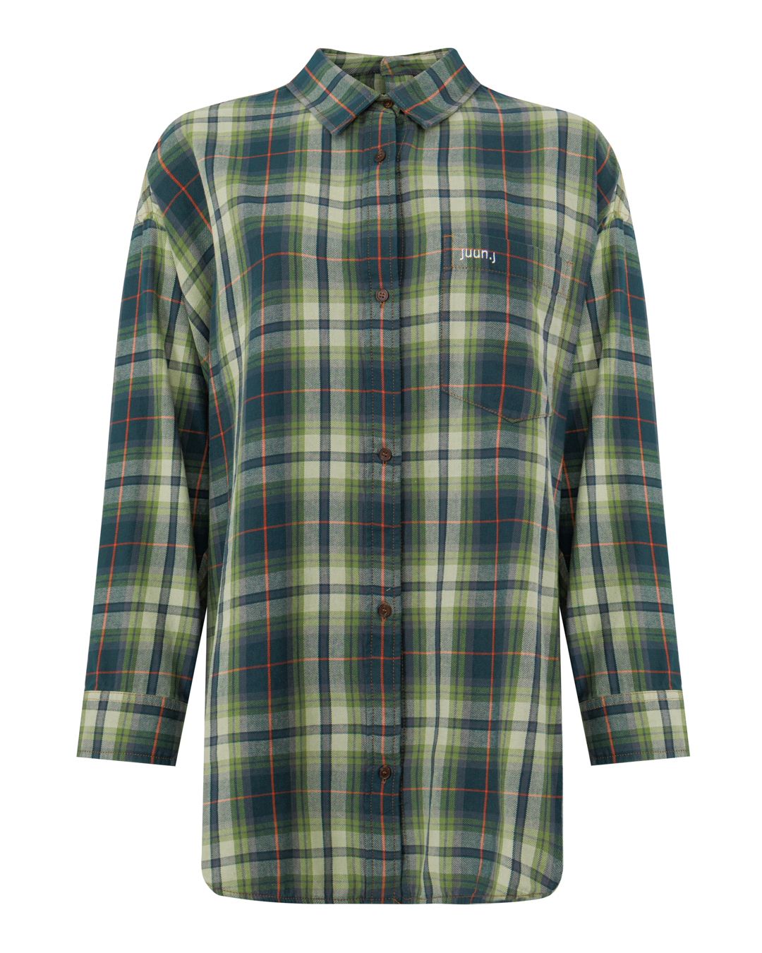 Juun.J рубашка в клетку артикул JW6264W05H марки Juun.J купить за 80500 руб.
