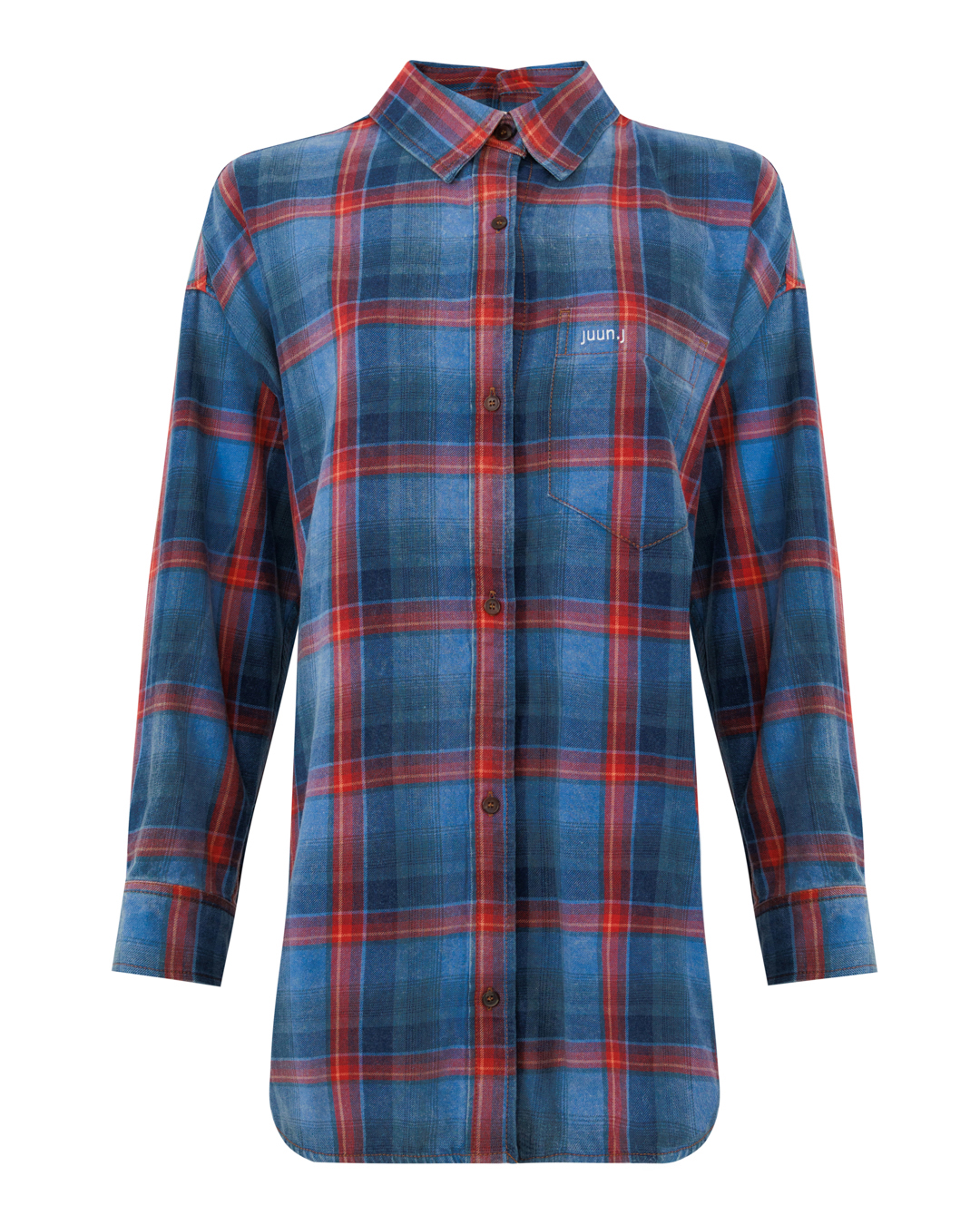 Juun.J рубашка в клетку артикул JW6264W05P марки Juun.J купить за 80500 руб.