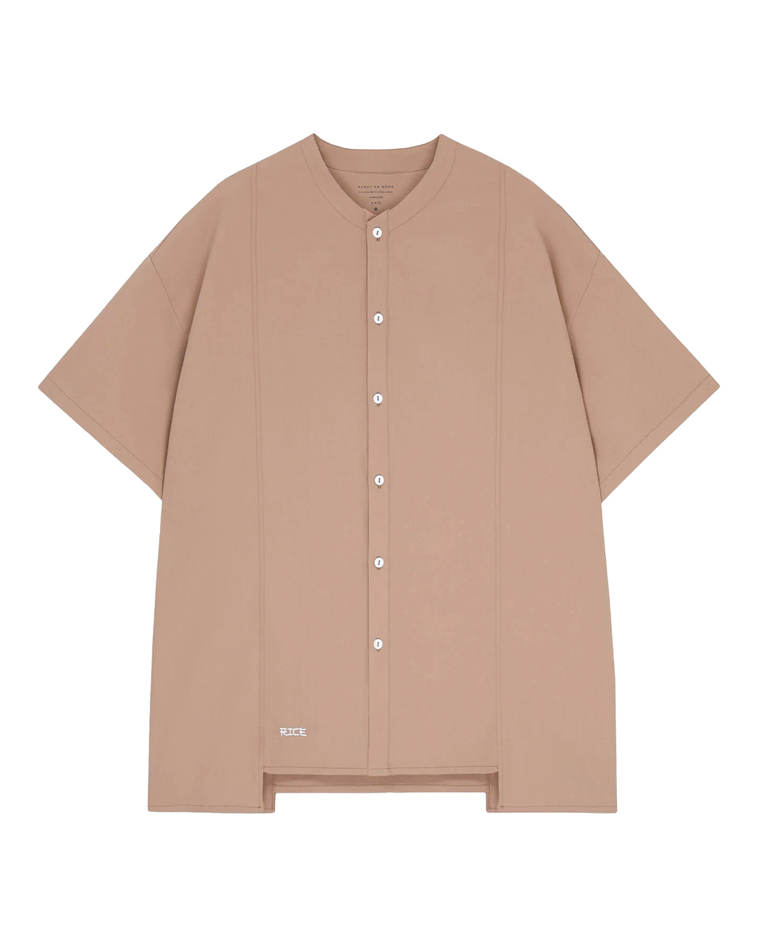 RICE WEAR рубашка из хлопка  свободного силуэта  артикул kinomo without марки RICE WEAR купить за 9000 руб.