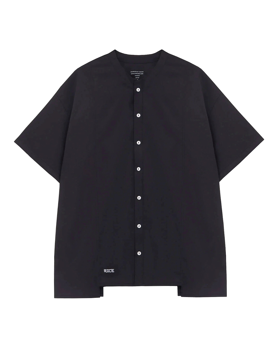 RICE WEAR рубашка из хлопка  свободного силуэта  артикул kinomo without марки RICE WEAR купить за 9000 руб.