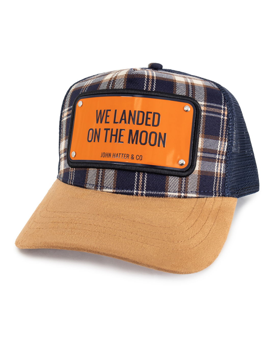 John Hatter & Co бейсболка с текстовым принтом артикул LANDED ON THE MOON марки John Hatter & Co купить за 15200 руб.
