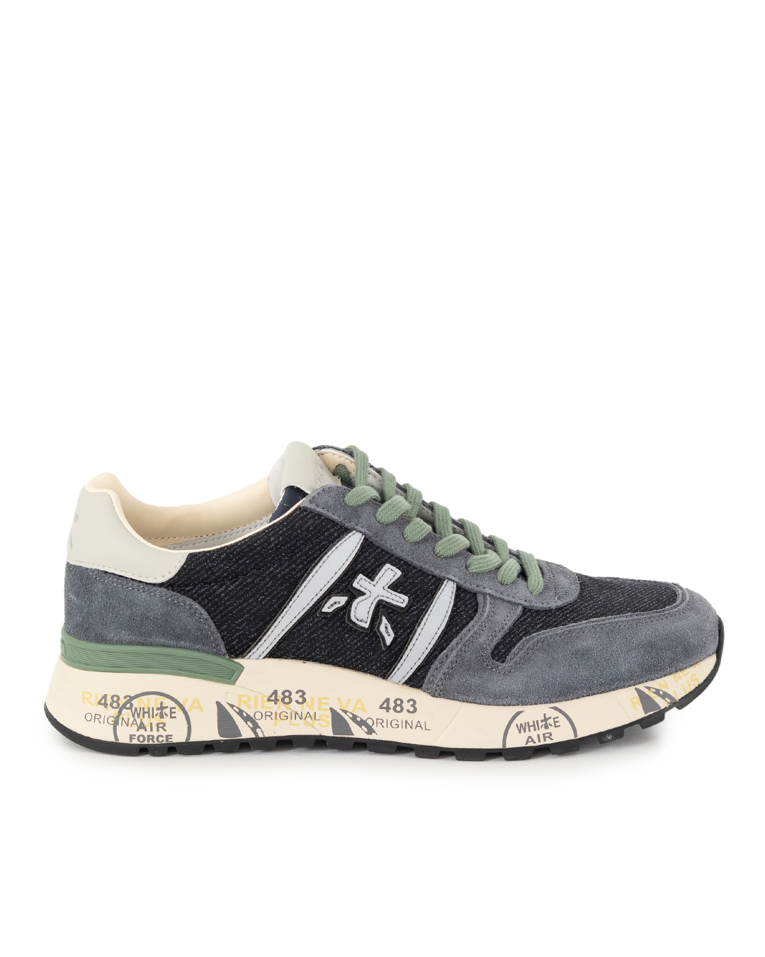 Premiata sport кроссовки Premiata на шнуровке артикул LANDER VAR6985 марки Premiata sport купить за 31700 руб.