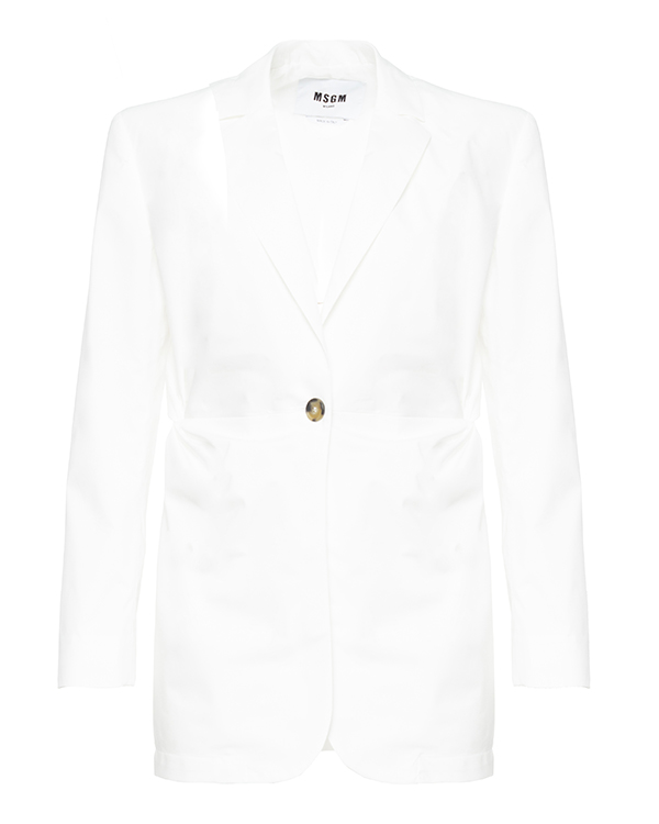 MSGM жакет из хлопка прямого кроя  артикул MDG107 марки MSGM купить за 9600 руб.