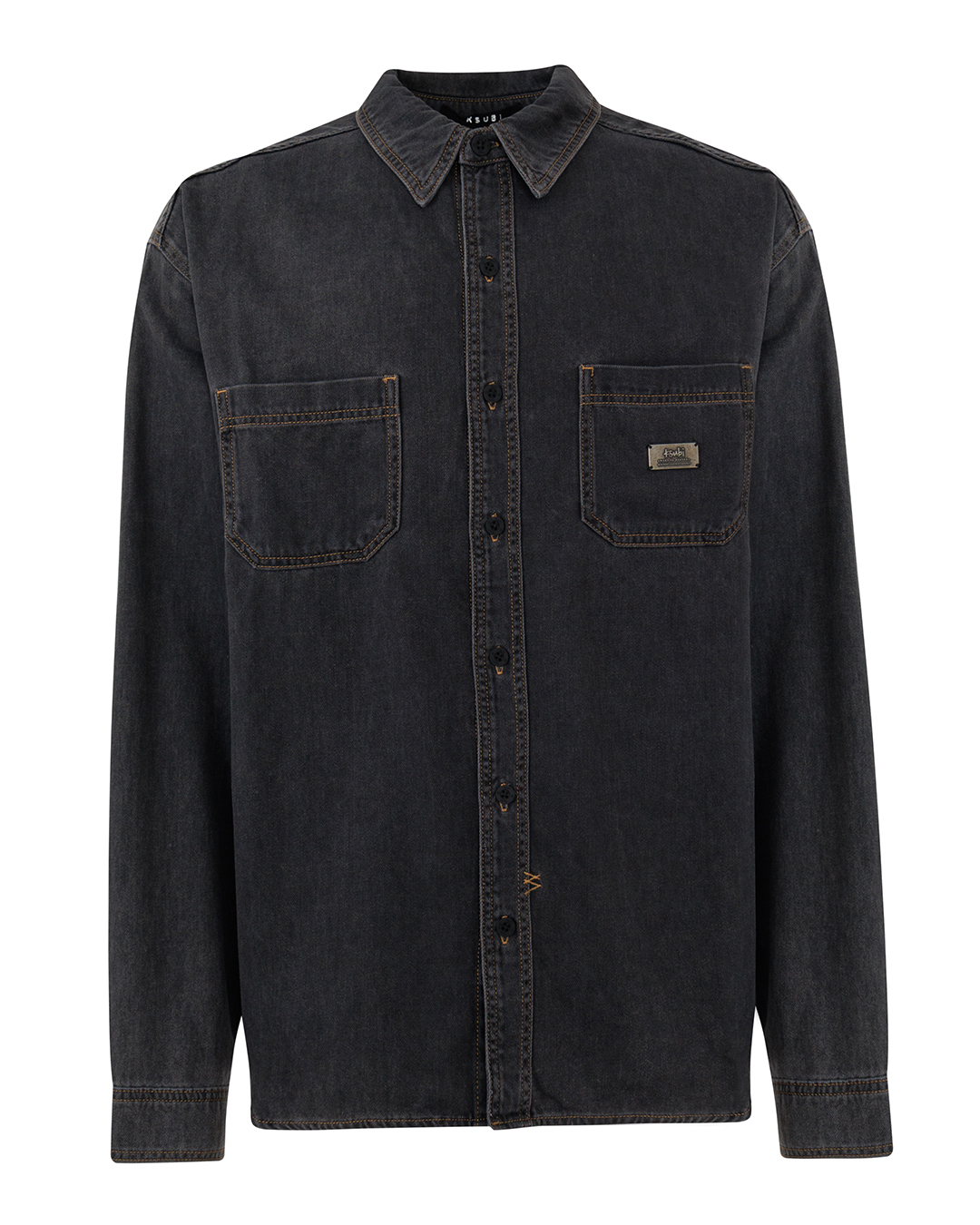 KSUBI рубашка из денима артикул MFA25SH014 марки KSUBI купить за 16000 руб.