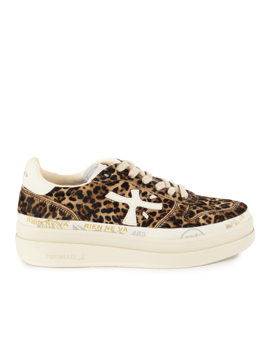 Premiata sport кроссовки Premiata с леопардовым принтом артикул MICOL VAR7034 марки Premiata sport купить за 32800 руб.