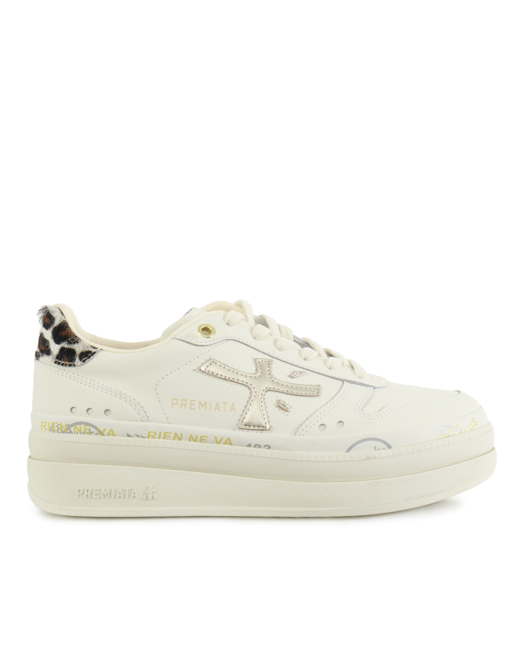 Premiata sport кроссовки из натуральной кожи артикул MICOL VAR7441 марки Premiata sport купить за 33600 руб.
