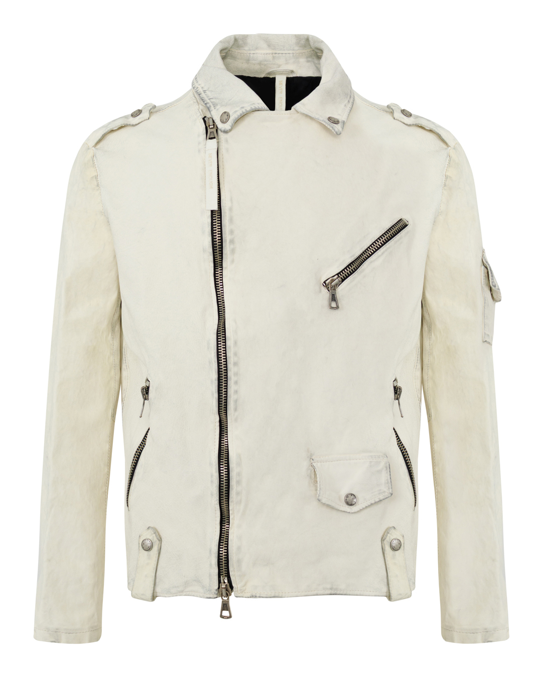 Never Enough куртка из натуральной кожи артикул MJL068 марки Never Enough купить за 88500 руб.
