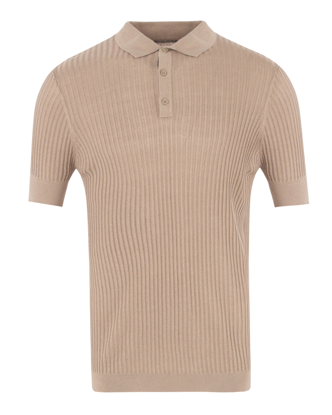 Antony Morato поло из вискозы и льна  в рубчик  артикул MMSW01433-YA500068 марки Antony Morato купить за 15800 руб.