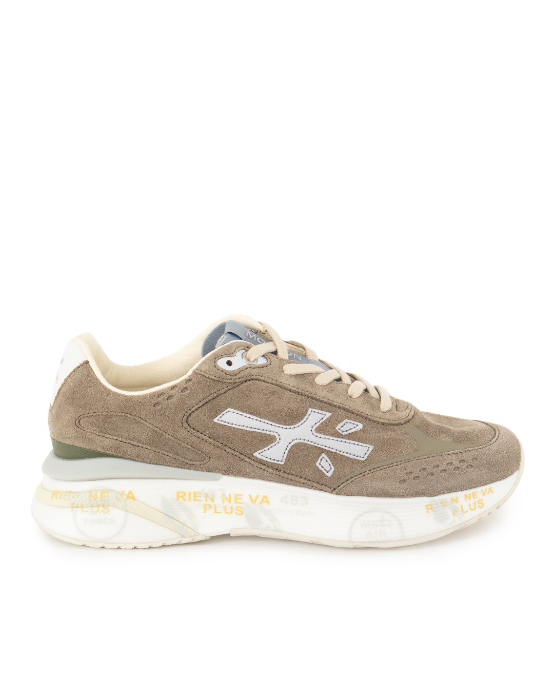 Premiata sport кроссовки  бежевые из замши  артикул MOERUN VAR6730 марки Premiata sport купить за 22600 руб.