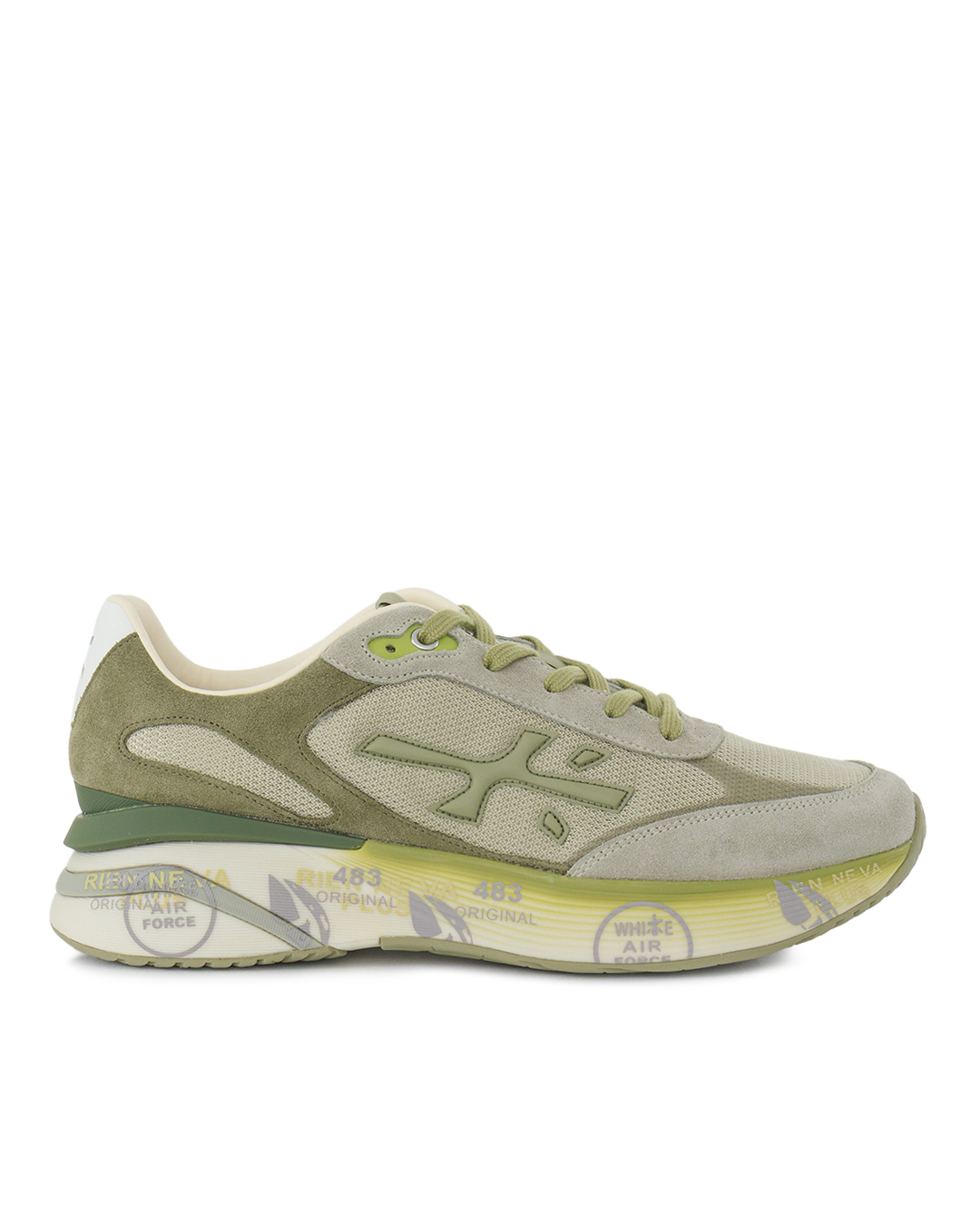 Premiata sport кроссовки комбинированные артикул MOERUN VAR7303 марки Premiata sport купить за 34900 руб.