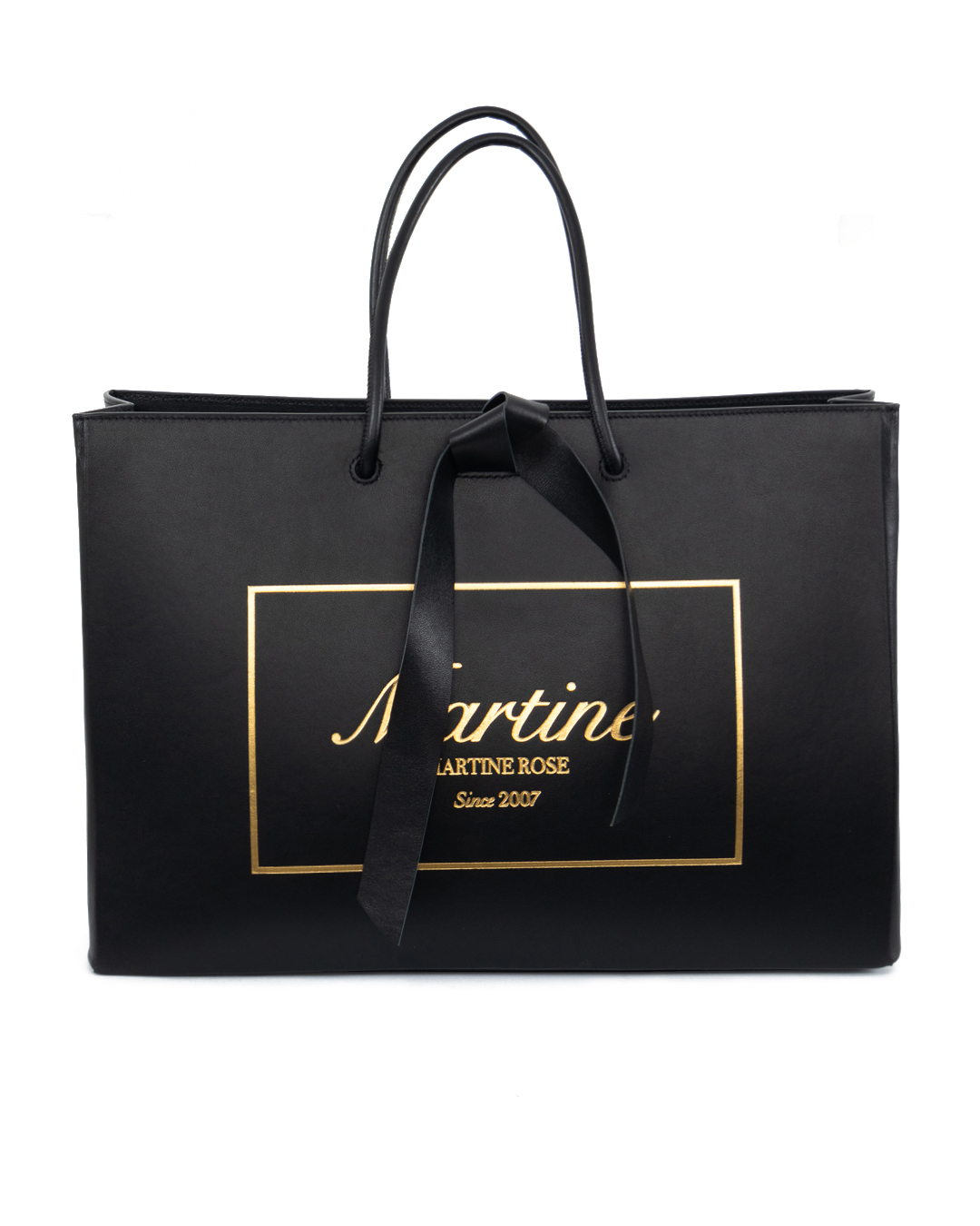 Martine Rose кожаная сумка в виде пакета  артикул MRSS241149 марки Martine Rose купить за 104000 руб.