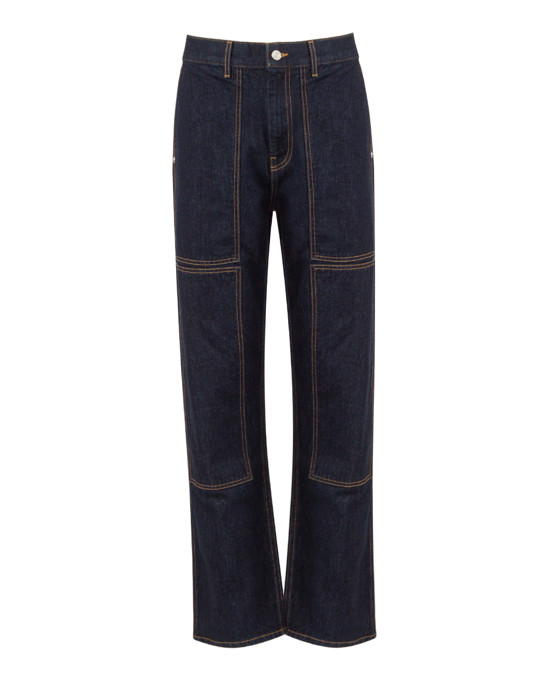 HELMUT LANG джинсы с контрастной строчкой  артикул N06DM202 марки HELMUT LANG купить за 19000 руб.