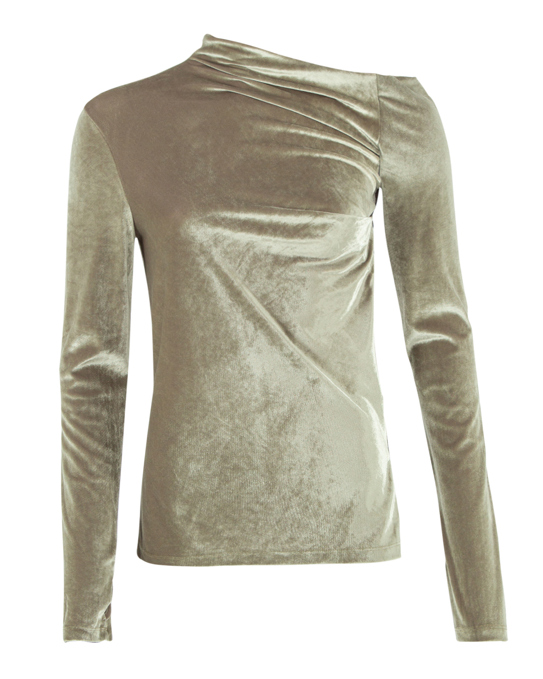 HELMUT LANG бархатный топ  с длинными рукавами  артикул N07HW502 марки HELMUT LANG купить за 47300 руб.