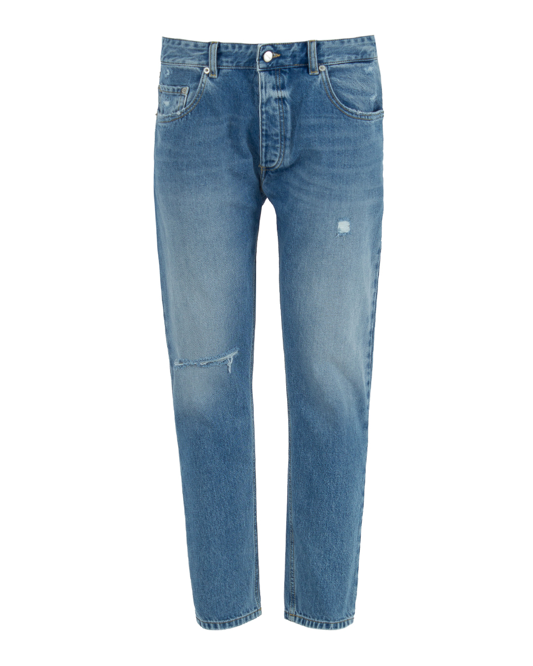 ICON DENIM джинсы с декоративными потертостями  артикул NICK ID652 марки ICON DENIM купить за 19000 руб.