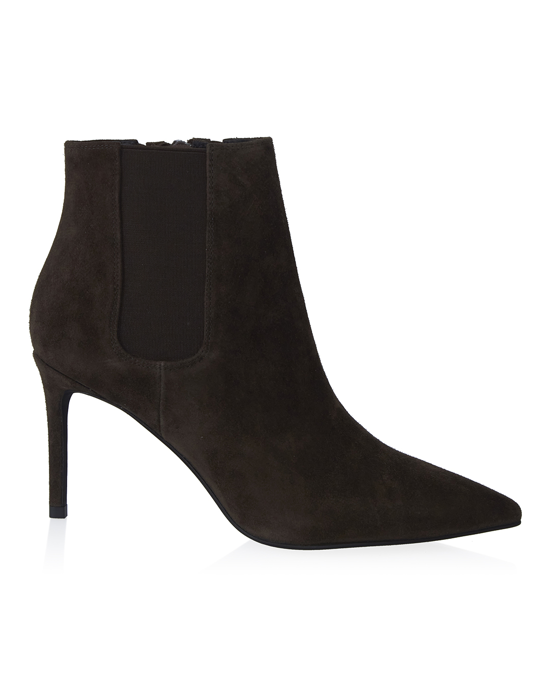JEFFREY CAMPBELL замшевые ботильоны на каблуке  артикул NIXIE-G марки JEFFREY CAMPBELL купить за 9600 руб.