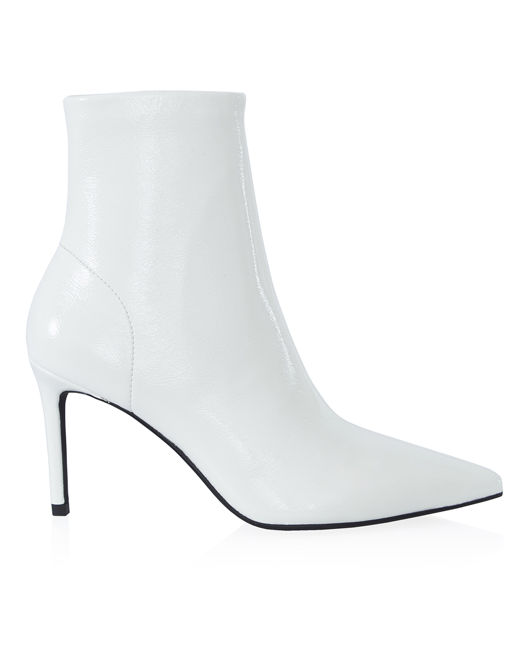 JEFFREY CAMPBELL кожаные ботильоны на каблуке  артикул NIXIE марки JEFFREY CAMPBELL купить за 8500 руб.