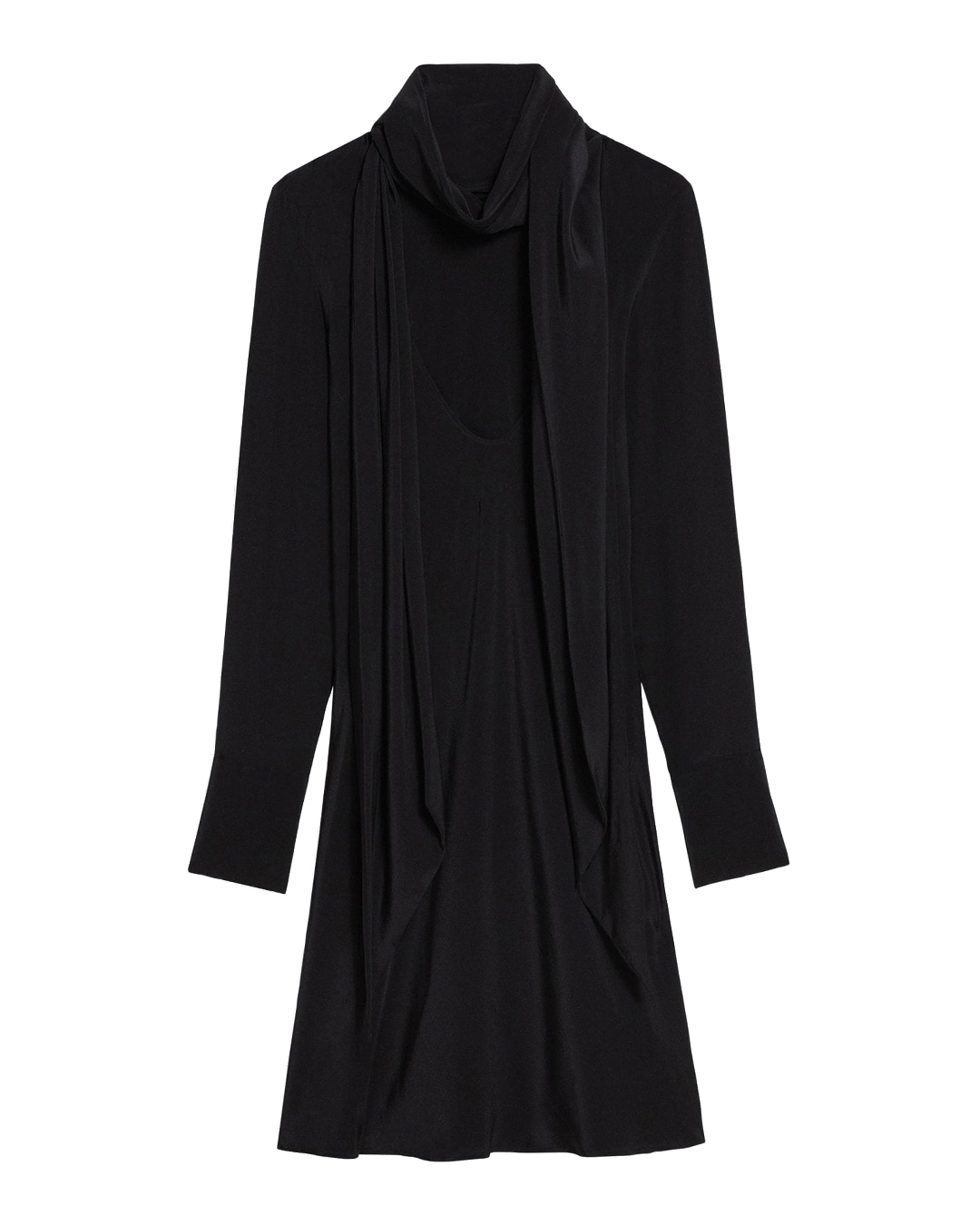 HELMUT LANG шелковое платье с завязками на шее артикул O01HW605 марки HELMUT LANG купить за 104000 руб.
