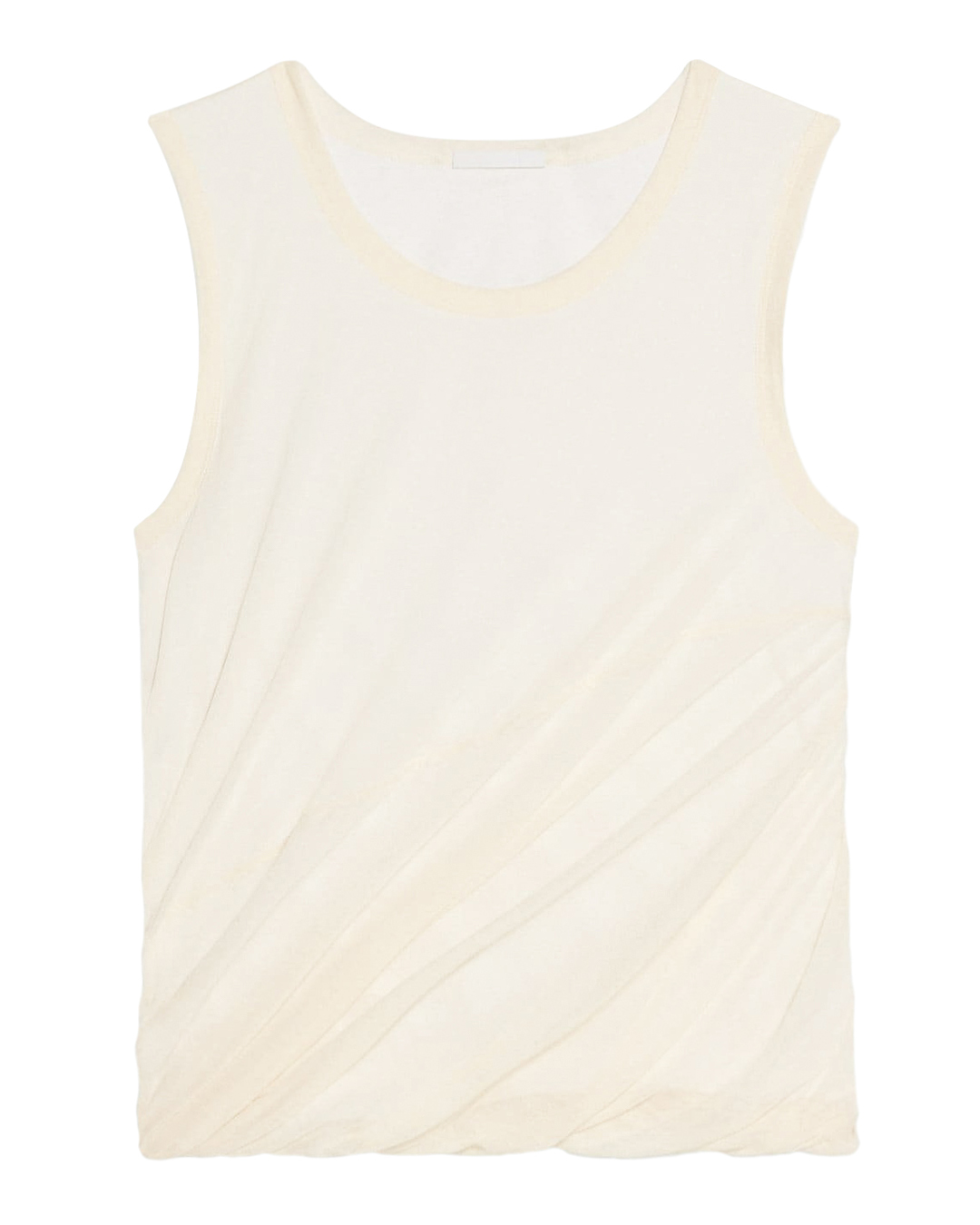 HELMUT LANG хлопковый топ со сборкой  артикул O02HW514 марки HELMUT LANG купить за 44000 руб.