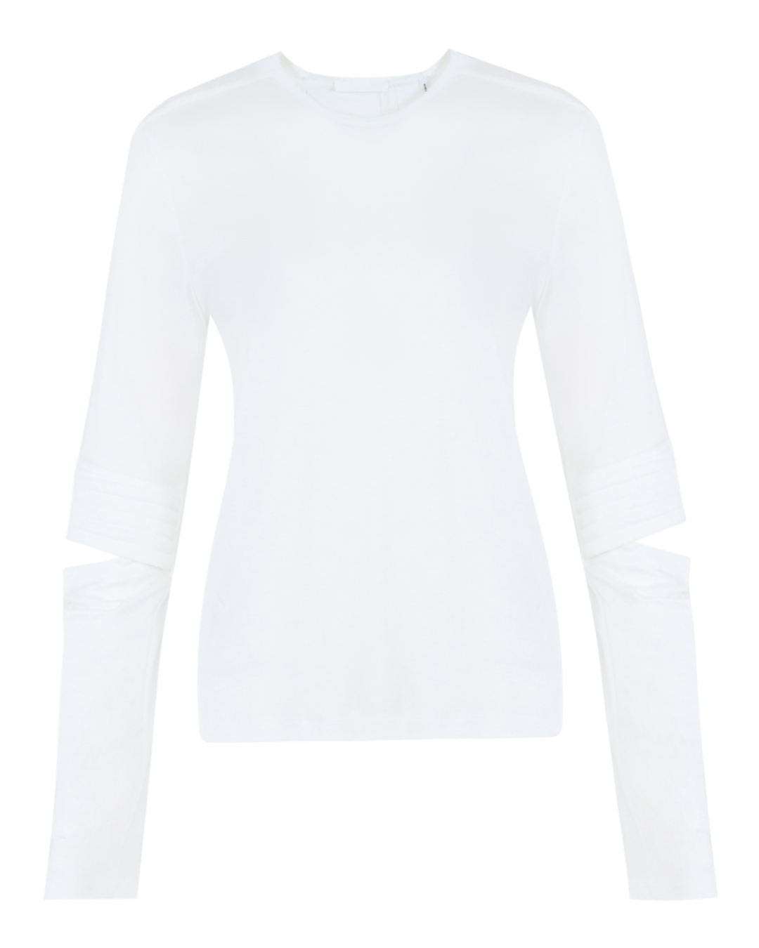 HELMUT LANG лонгслив с разрезами на логтях артикул O05HW502 марки HELMUT LANG купить за 17000 руб.