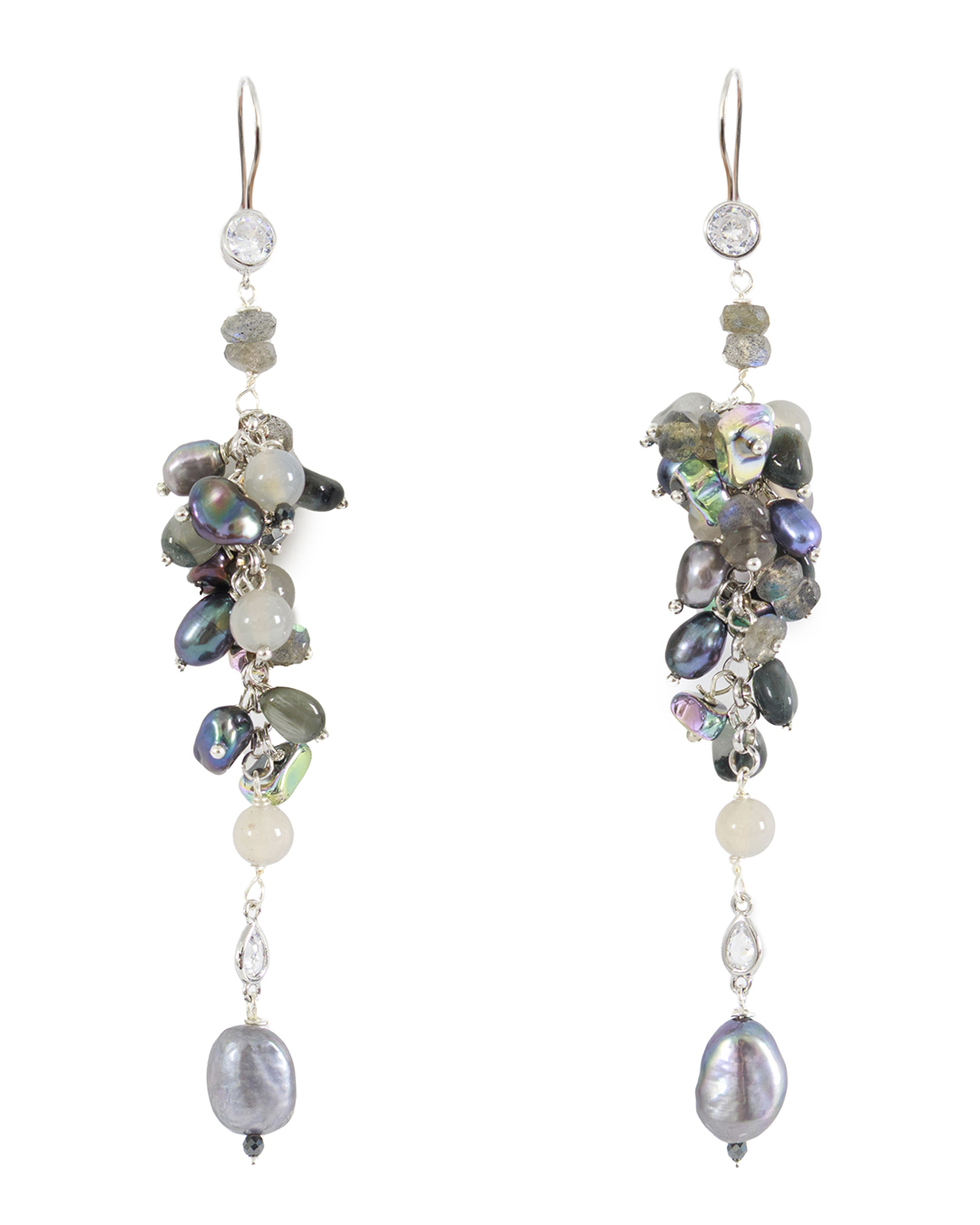Rocca Florentina серьги  из жемчуга артикул OD0317/S25 марки Rocca Florentina купить за 14400 руб.