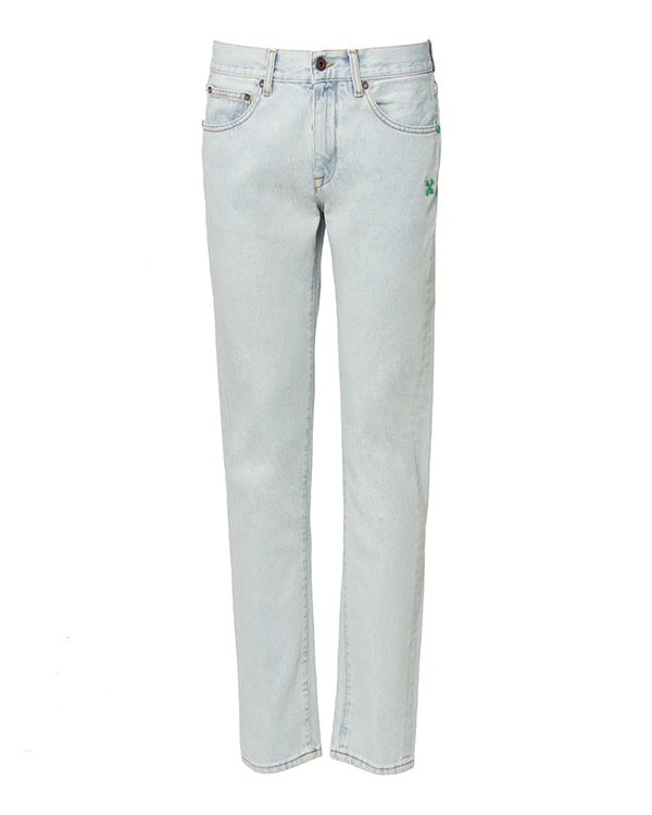 Off-White джинсы из плотного денима  артикул OMYA011S203860247144 марки Off-White купить за 13400 руб.