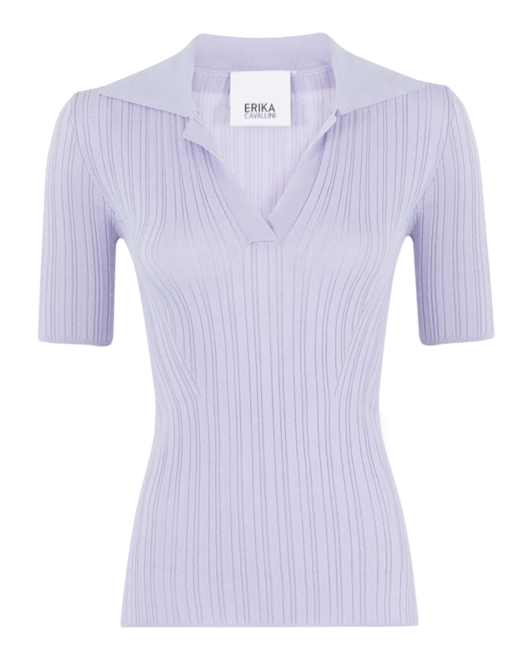 Erika Cavallini топ из вискозы  в рубчик  артикул P4SA03 марки Erika Cavallini купить за 49200 руб.