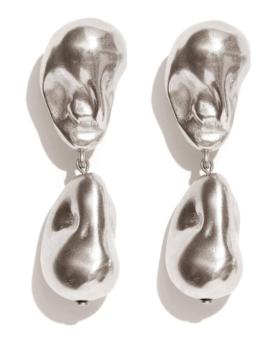 Marina Fossati серьги в виде серебряных капель  артикул PEPITA EARRINGS марки Marina Fossati купить за 24000 руб.