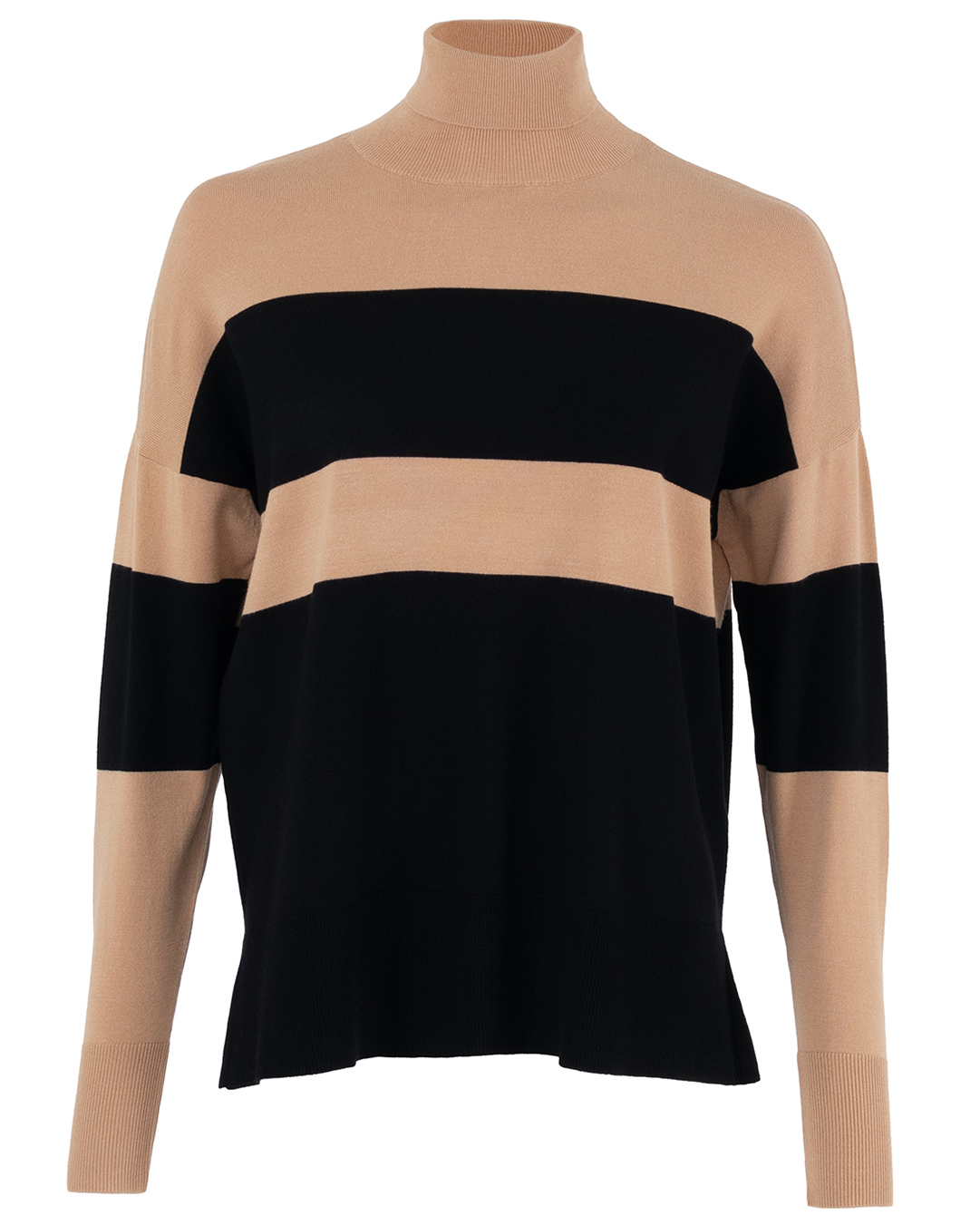 KAOS свитер в полоску с воротником стойкой артикул PI1NT037 марки KAOS купить за 21300 руб.