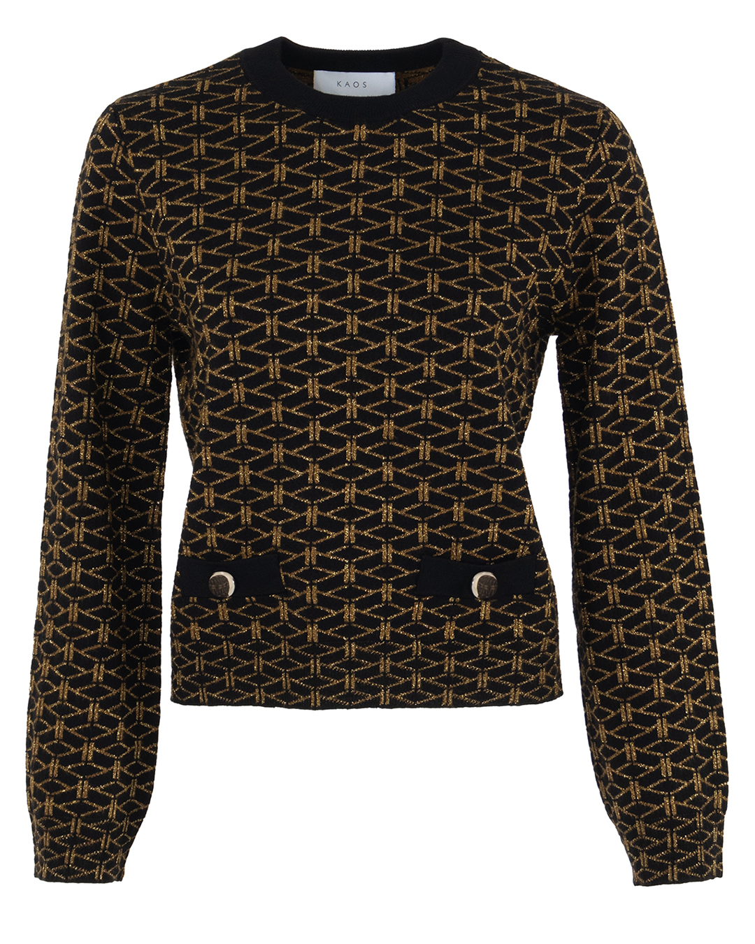KAOS джемпер с люрексом артикул PI1OL001 марки KAOS купить за 8400 руб.