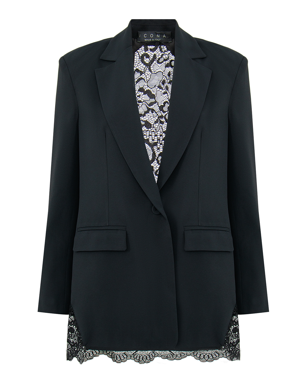 ICONA BY KAOS жакет с кружевной спиной артикул RP5CO011 марки ICONA BY KAOS купить за 44000 руб.