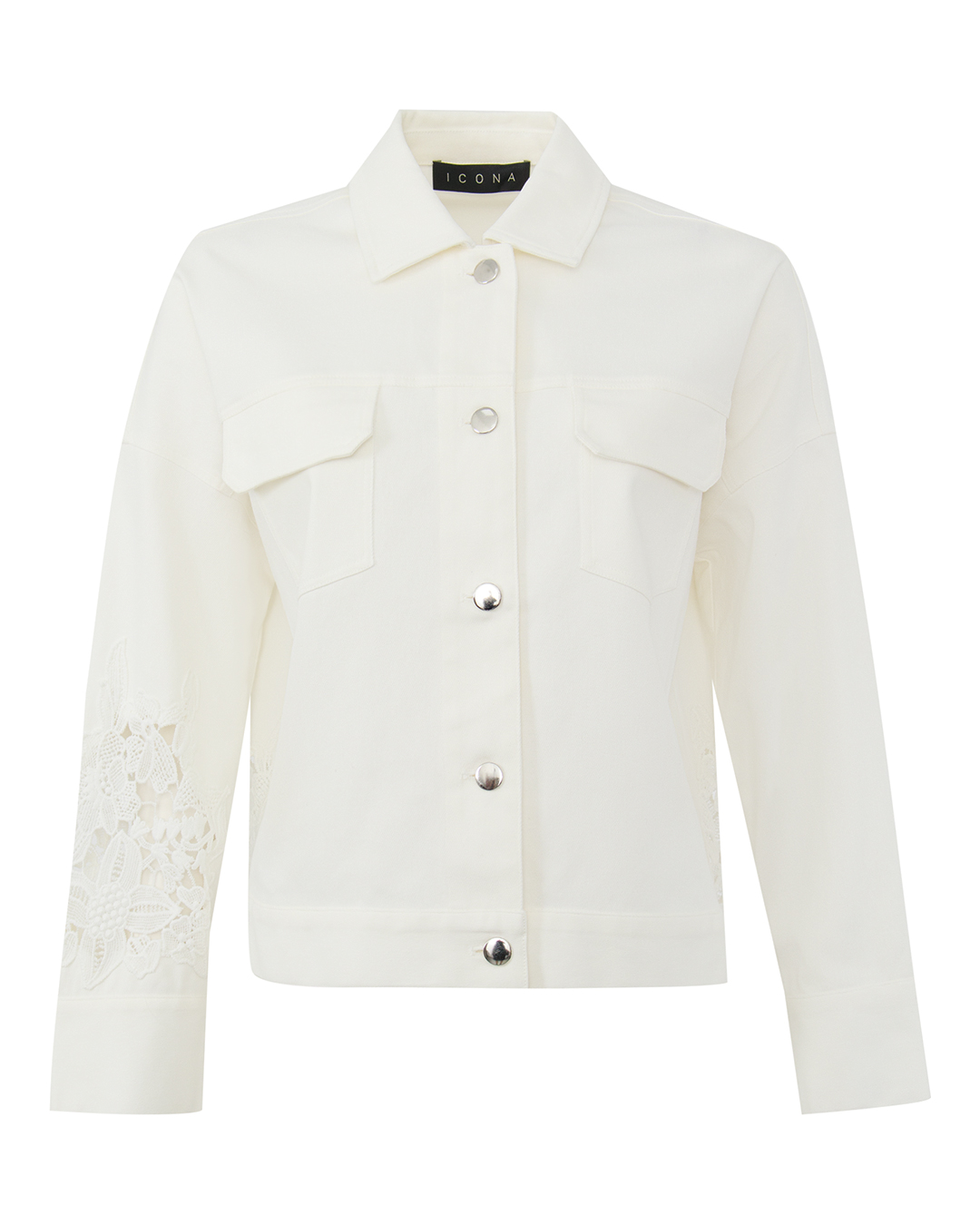 ICONA BY KAOS рубашка с вставками из кружева артикул RP5NT052 марки ICONA BY KAOS купить за 33400 руб.