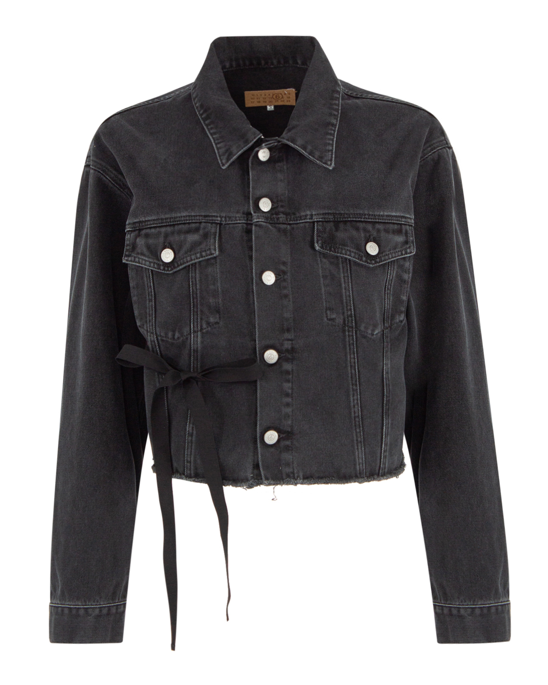 MM6 Maison Margiela джинсовая куртка с завязками  артикул S52AM0285 марки MM6 Maison Margiela купить за 68500 руб.