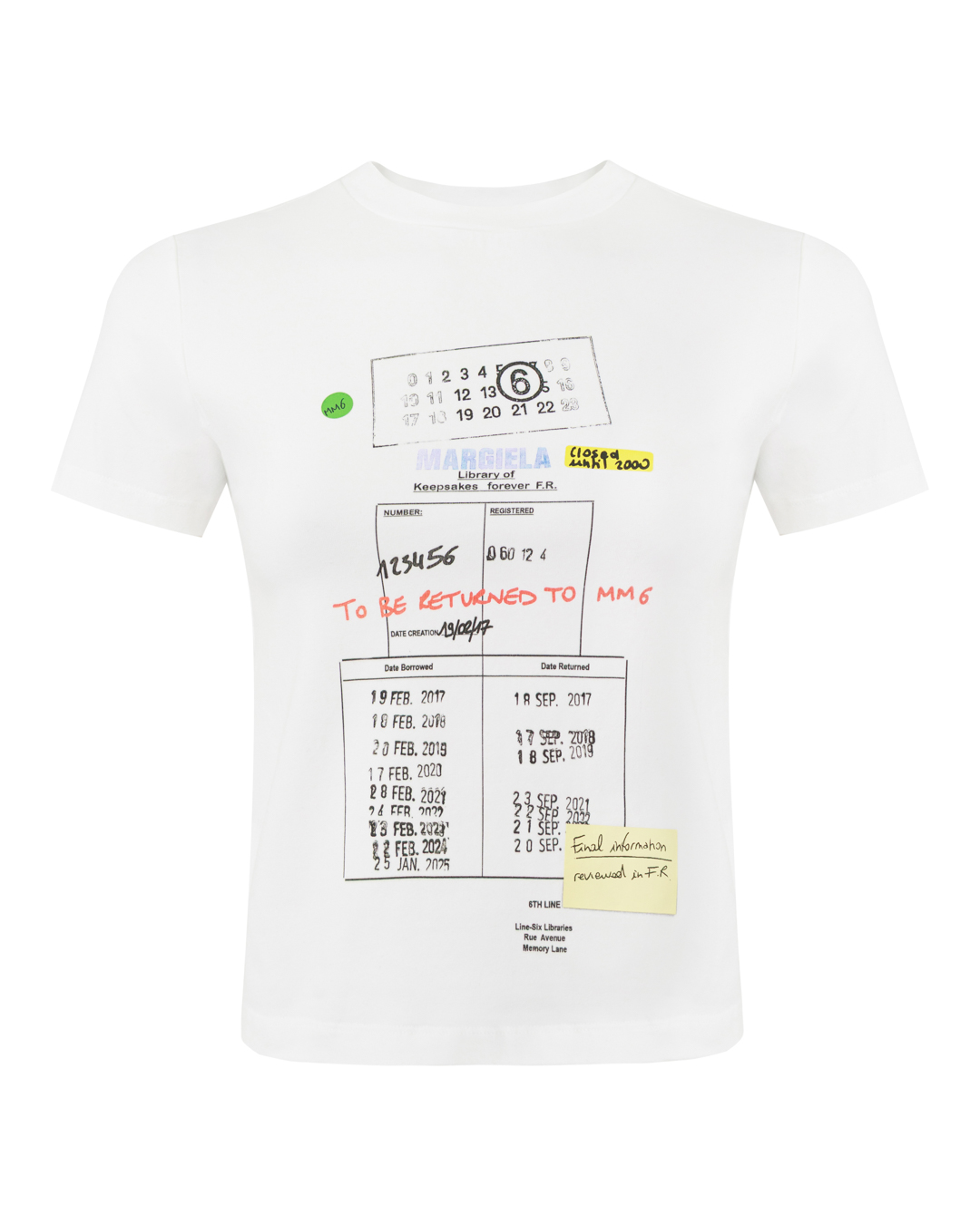 MM6 Maison Margiela футболка с принтом артикул S52GC0360 марки MM6 Maison Margiela купить за 35400 руб.