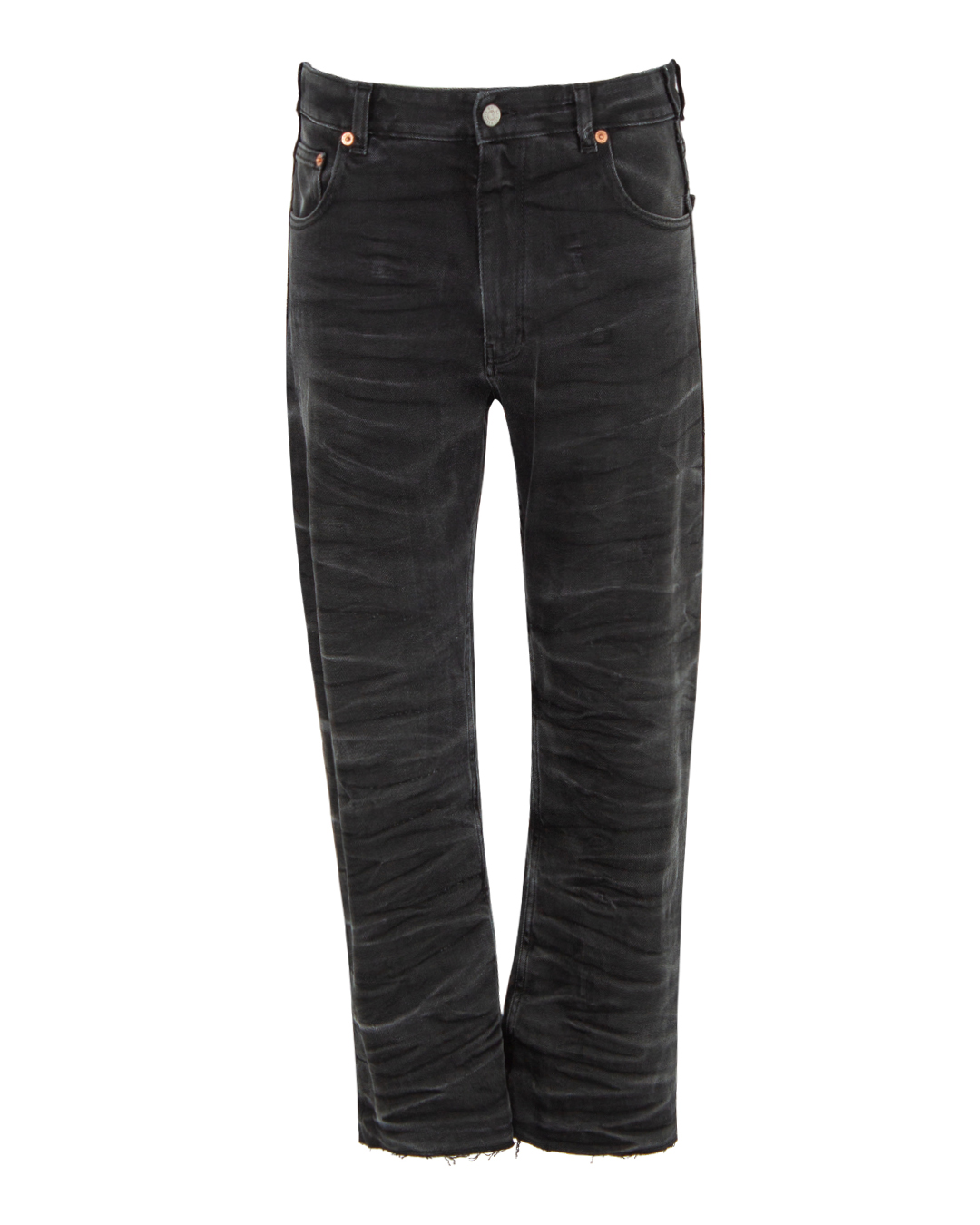 MM6 Maison Margiela широкие джинсы с мятым эффектом артикул S52LA0193 марки MM6 Maison Margiela купить за 58300 руб.