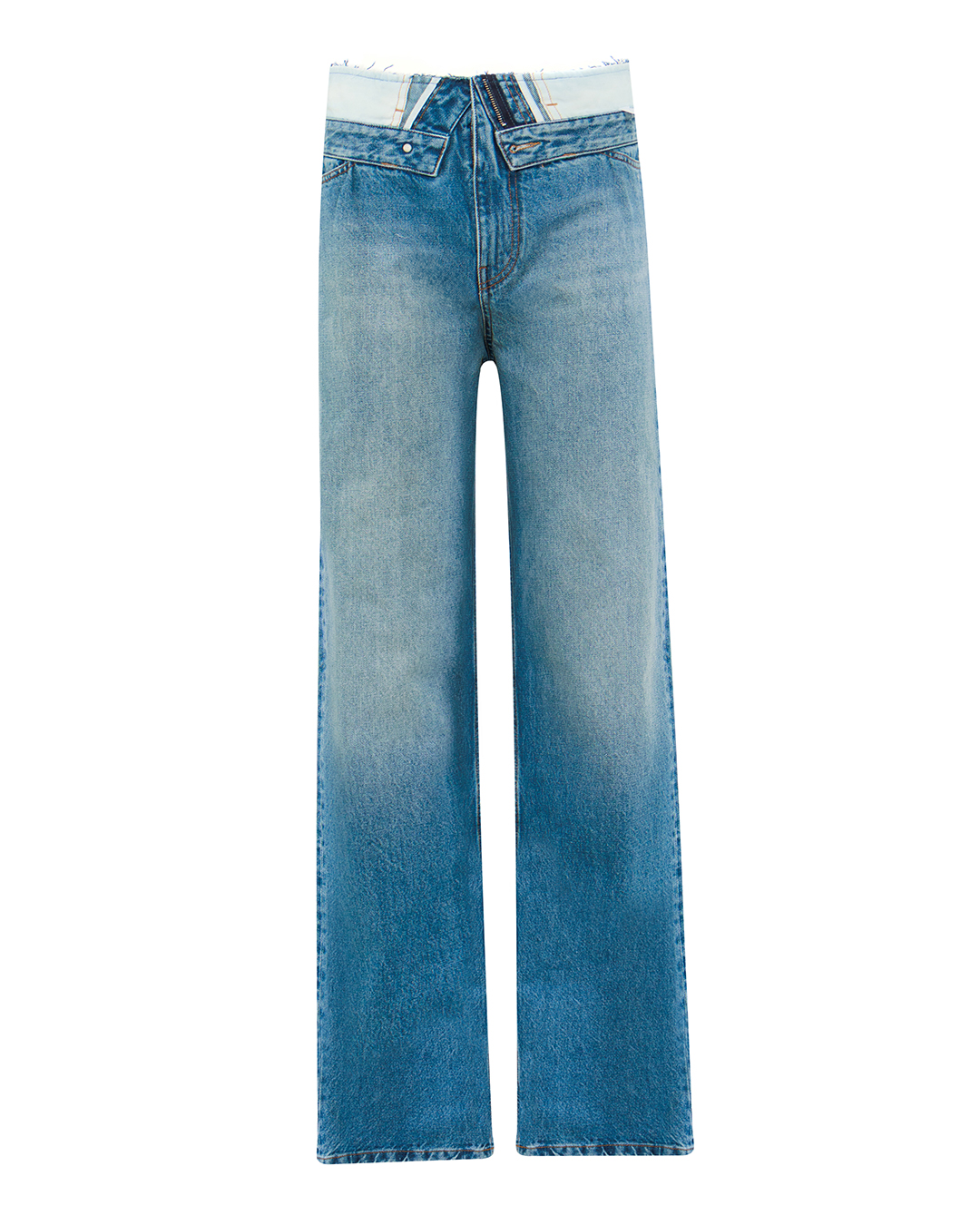 MM6 Maison Margiela джинсы с фальш поясом артикул S52LA0271 марки MM6 Maison Margiela купить за 70800 руб.