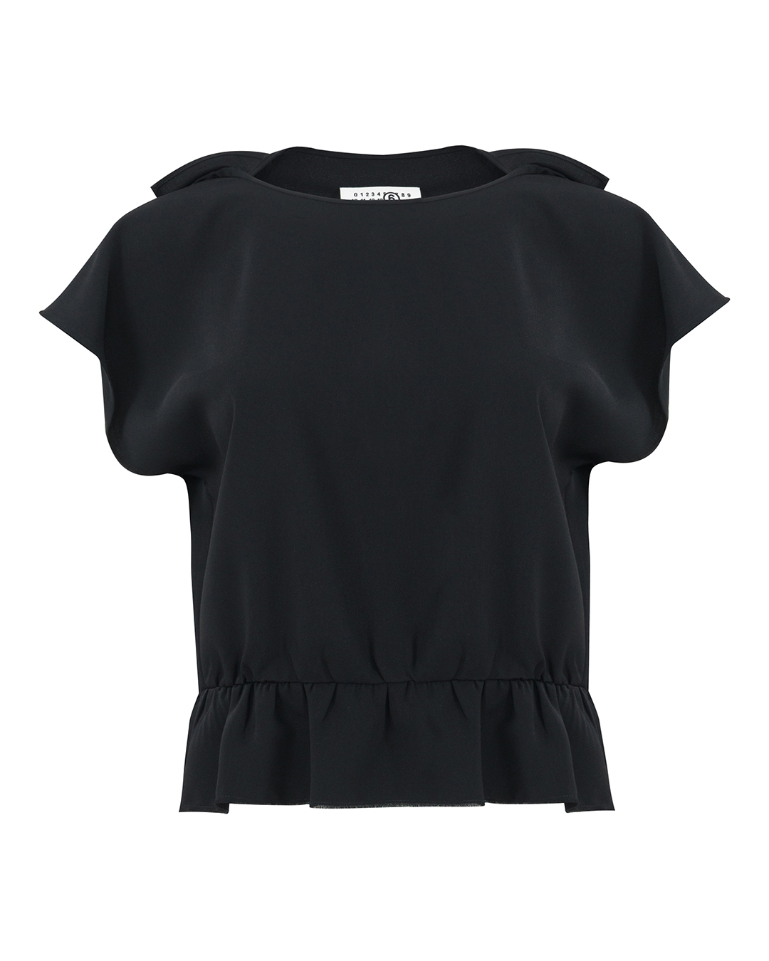 MM6 Maison Margiela блуза  с рюшами артикул S52NF0014 марки MM6 Maison Margiela купить за 47400 руб.