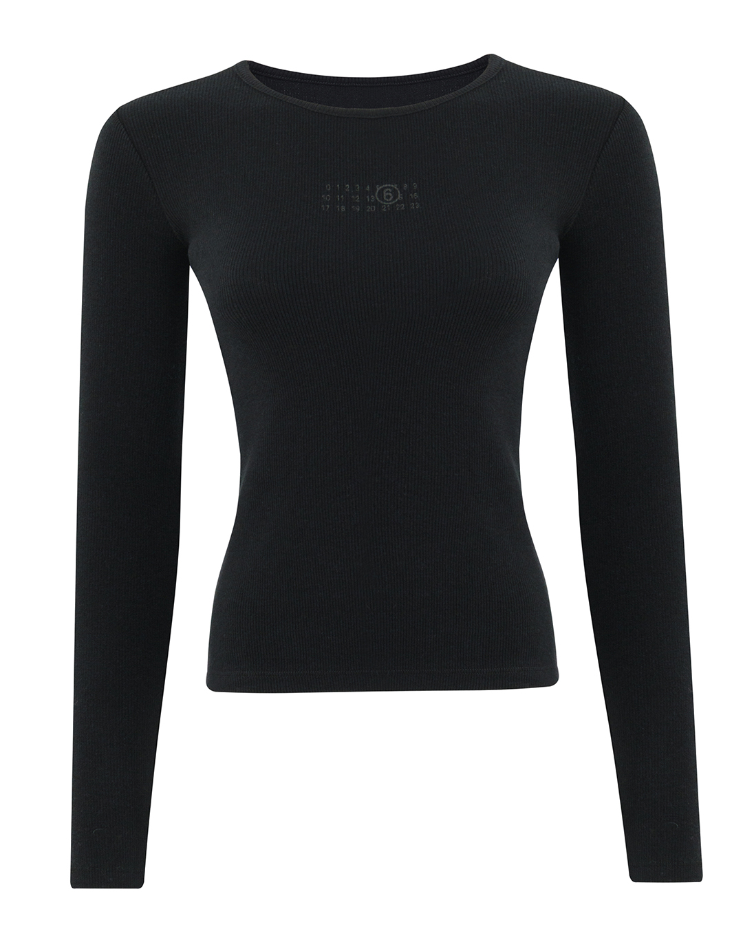 MM6 Maison Margiela лонгслив  в рубчик артикул S52NH0029 марки MM6 Maison Margiela купить за 41300 руб.
