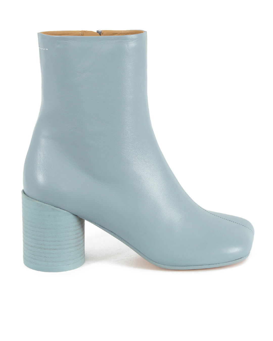 MM6 Maison Margiela кожаные ботильоны на круглом каблуке  артикул S59WU0235 марки MM6 Maison Margiela купить за 71000 руб.
