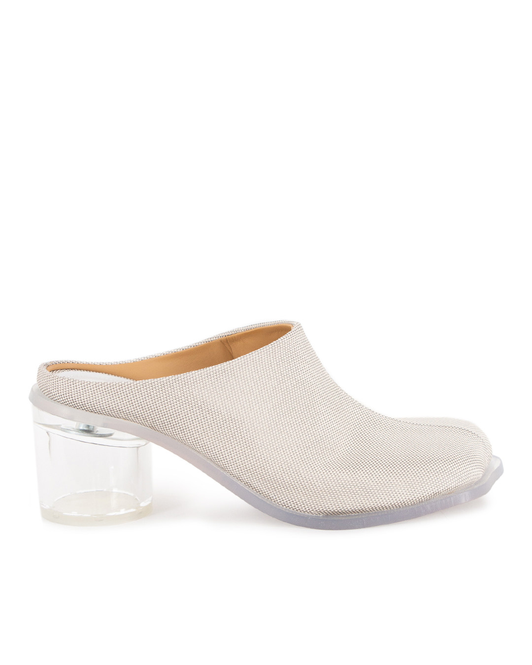 MM6 Maison Margiela мюли  с прозрачным каблуком  артикул S59WX0068 марки MM6 Maison Margiela купить за 73000 руб.
