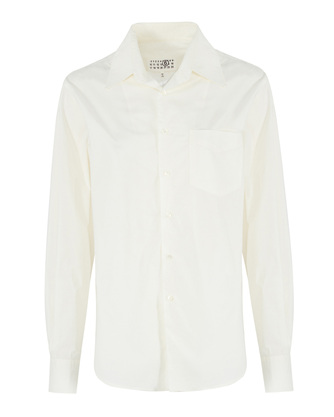 MM6 Maison Margiela хлопковая рубашка с разрезом на спине  артикул S62DT0027 марки MM6 Maison Margiela купить за 72400 руб.