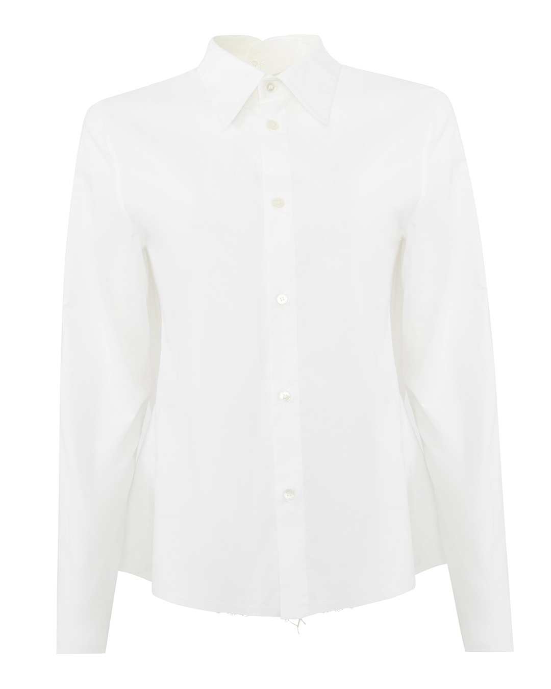 MM6 Maison Margiela рубашка с необработанным краем артикул S62DT0049 марки MM6 Maison Margiela купить за 63400 руб.