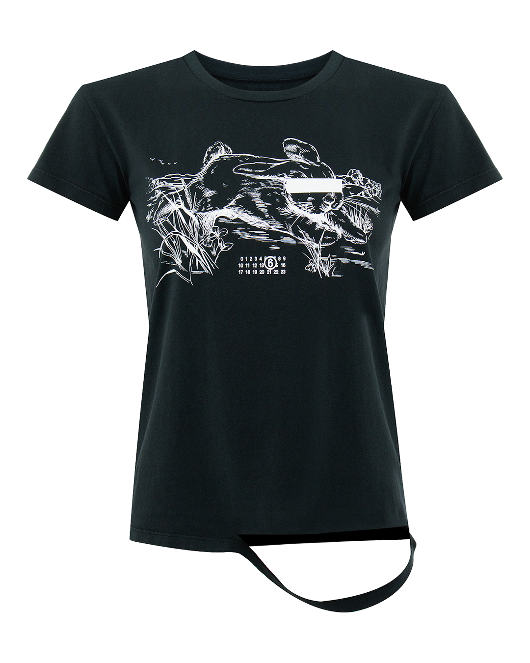 MM6 Maison Margiela футболка  с принтом артикул S62GD0199 марки MM6 Maison Margiela купить за 37800 руб.