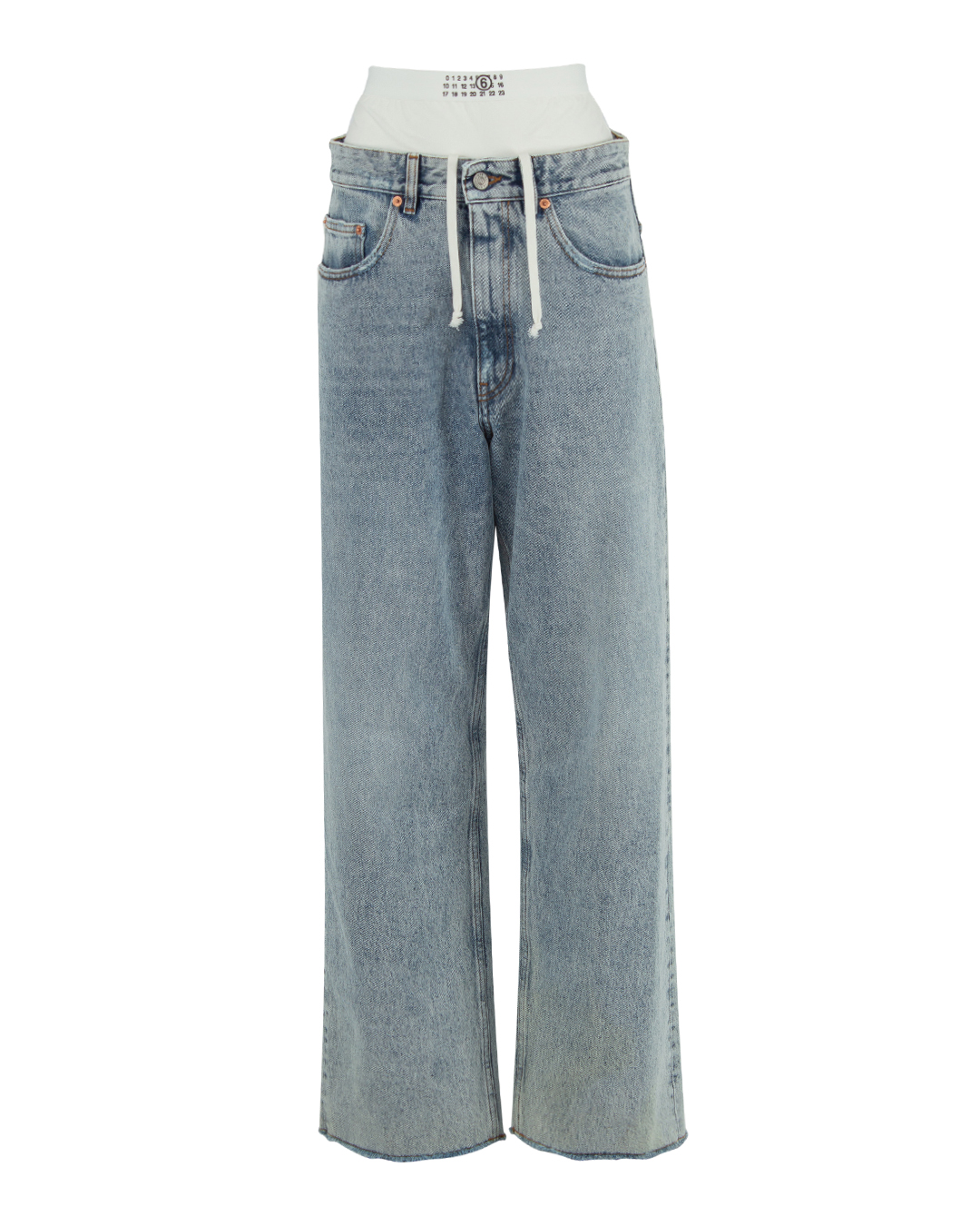MM6 Maison Margiela джинсы со вставкой нижнего белья  артикул S62LB0149 марки MM6 Maison Margiela купить за 68600 руб.