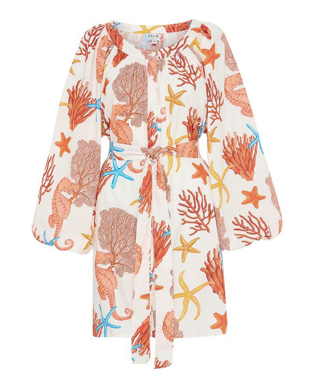 Palm Noosa платье изо льна  с морским принтом  артикул SARDINIA DRESS марки Palm Noosa купить за 40200 руб.