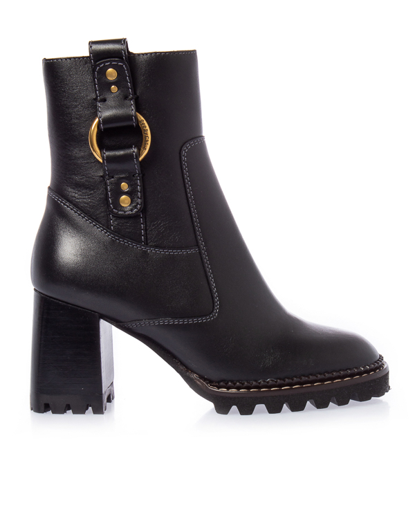 See By Chloé полусапоги Erine из кожи артикул SB37003A марки See by Chloe купить за 11900 руб.