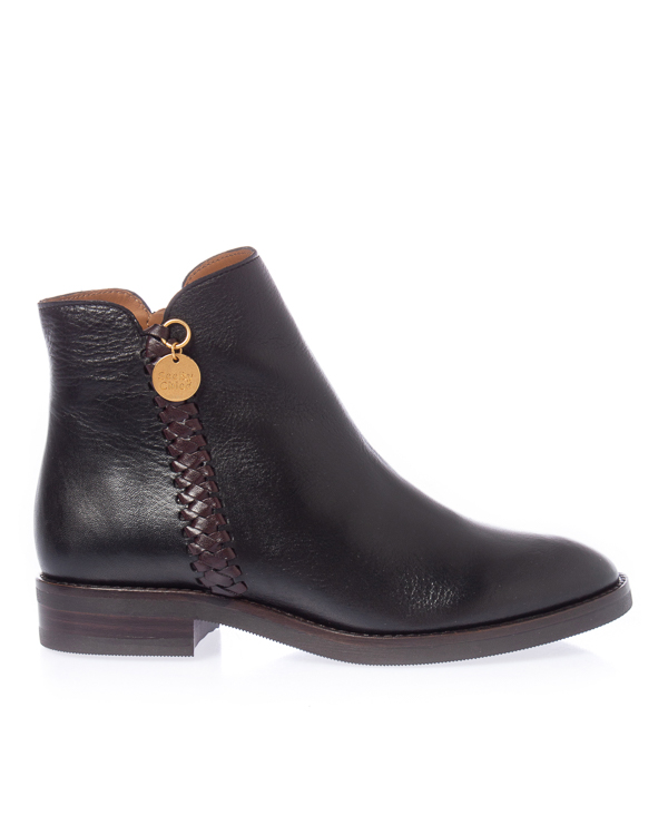 See By Chloé ботинки из натуральной кожи  артикул SB37141A марки See by Chloe купить за 11000 руб.