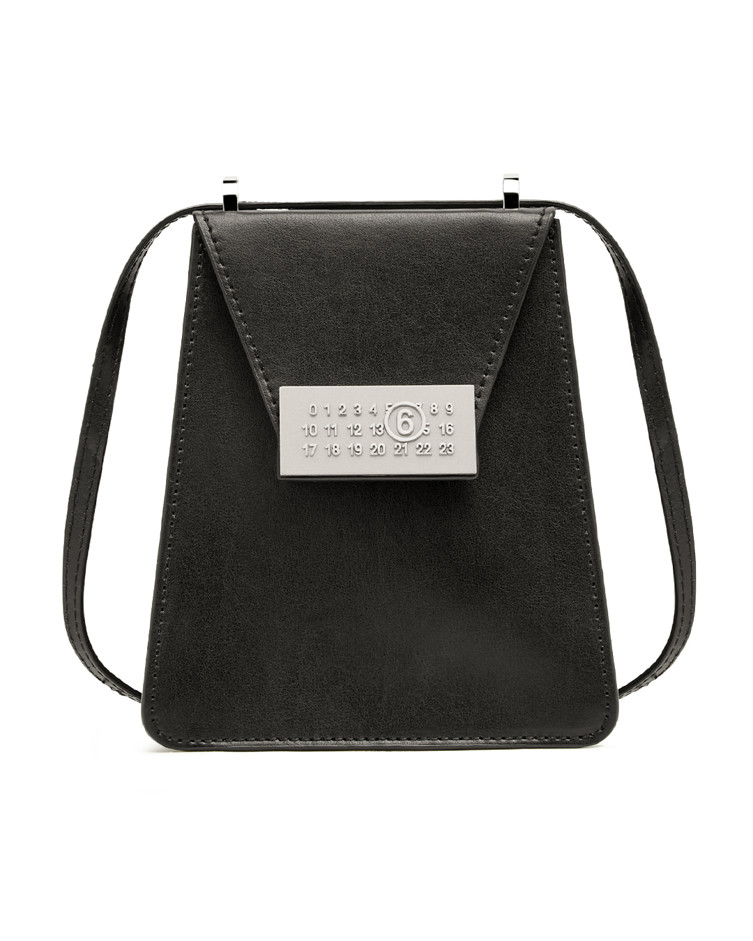 MM6 Maison Margiela кожаная сумка с логотипом бренда  артикул SB5WG0018 марки MM6 Maison Margiela купить за 68600 руб.
