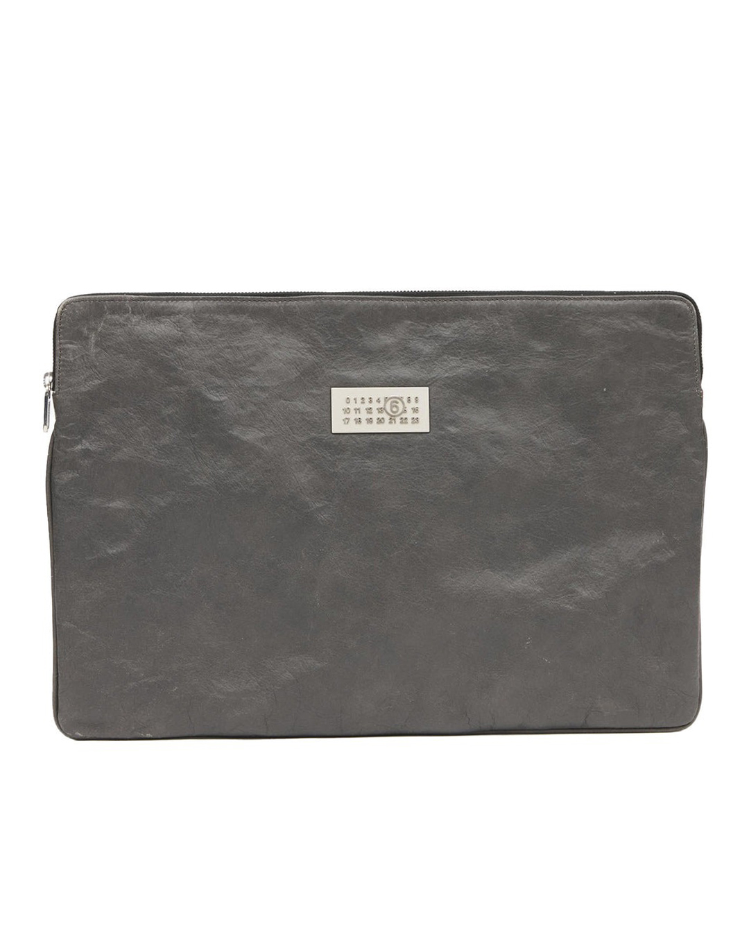 MM6 Maison Margiela кожаный клатч  для laptop артикул SB6WF0003 марки MM6 Maison Margiela купить за 82200 руб.