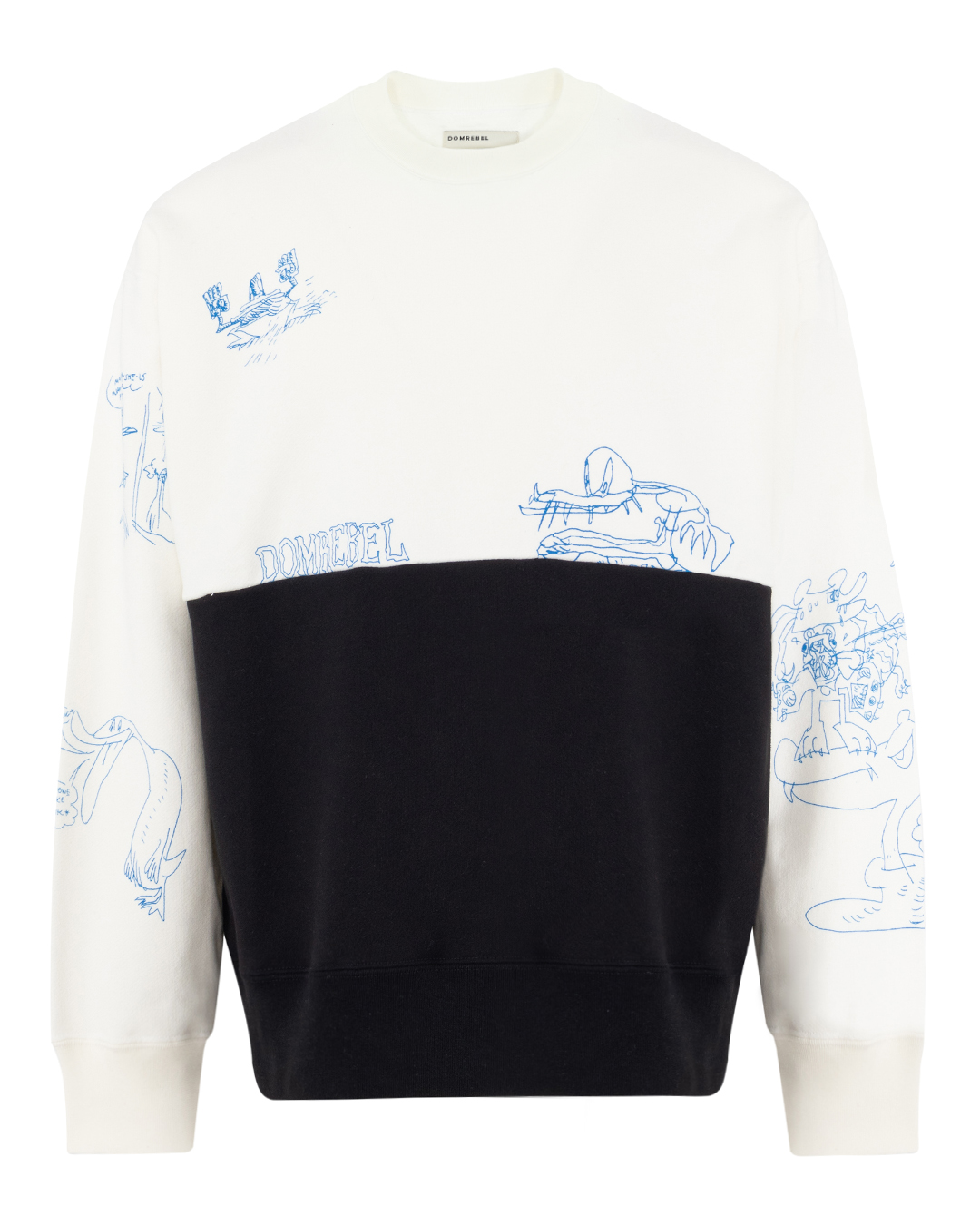 Dom Rebel свитшот колор-блок артикул SCRIBS.SWEAT марки Dom Rebel купить за 52000 руб.